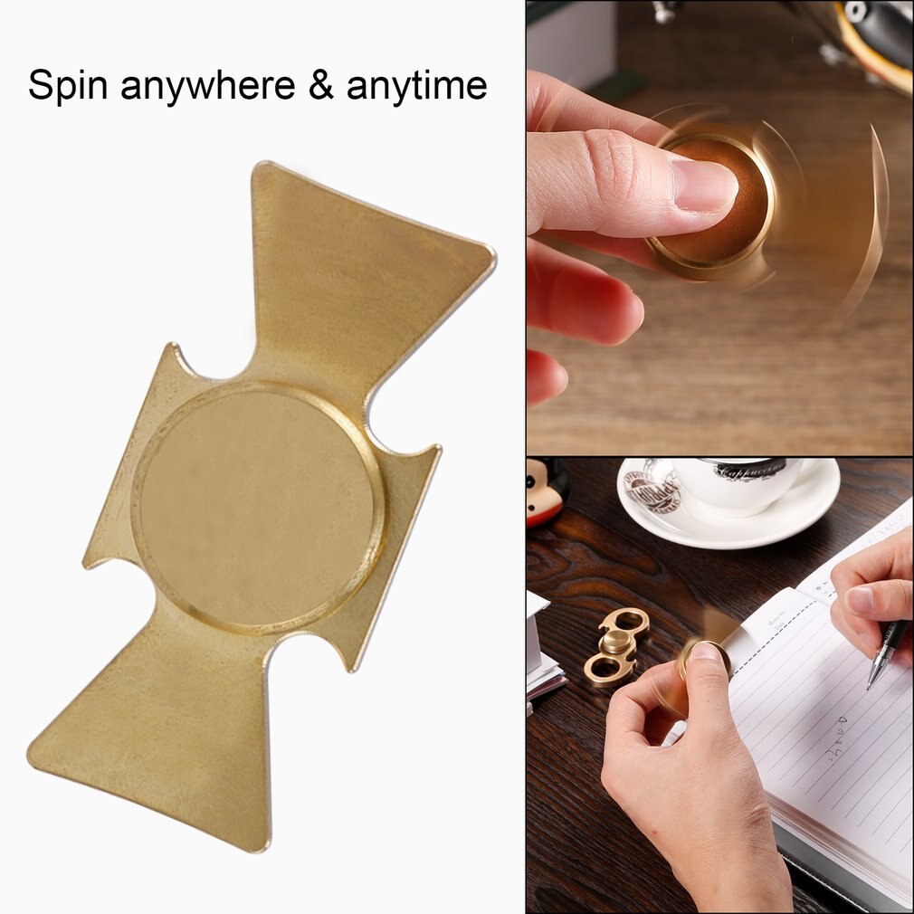 Vinger Spinner Hand Spinner Speelgoed Snelle Lager Edc Focus Speelgoed Voor Doden Tijd Verlicht Stress Angst Ontspannen Messing Zwaluw Staart