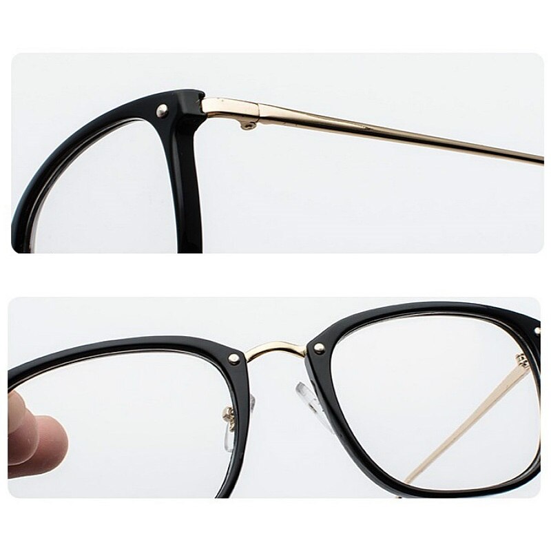 Oval Glasses Frame Women Vintage Myopia Eyeglasses Frames Clear Lens Eye Glasses Frame for Men Optical Spectacle Frame