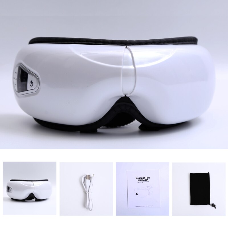Electric Vibration Eye Massager Smart air pressure Heated Goggles Anti Wrinkles Health Care Tools Bluetooth-compatible Eye Relax: NO BOX