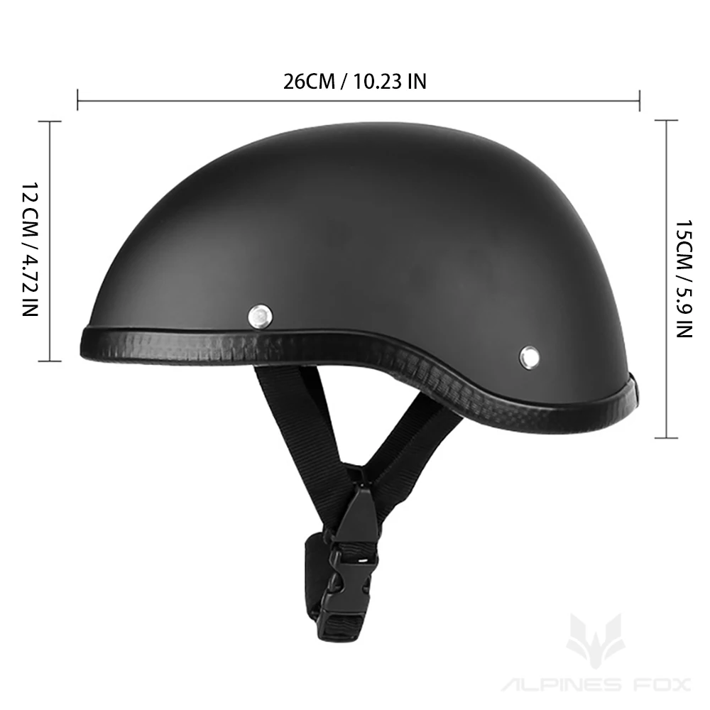Half Face Motorhelm Vintage Cafe Racer Retro Scooter Jethelm Cruiser Vintage Open Helmen Met DOT Gecertificeerd