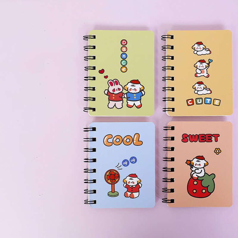 Kawaii 80 Sheet Mini Pocket Diary Notebooks Agenda To Do list Notepads Planner Stationery Random Cover: E