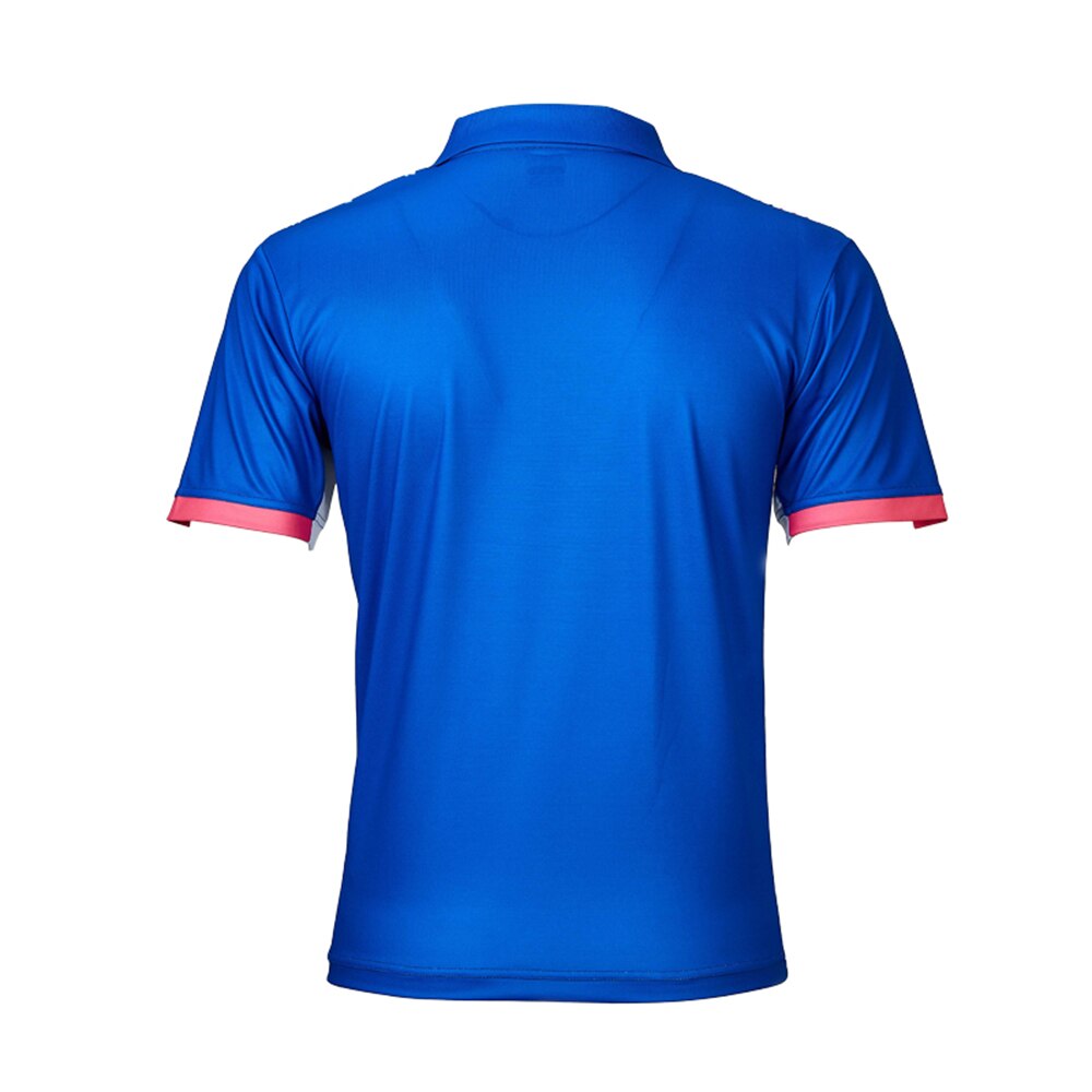 Kawasaki merke herre t-skjorter korte ermer hurtigtørkende 100%  polyester tennis t-skjorte sportsklær st -r1201