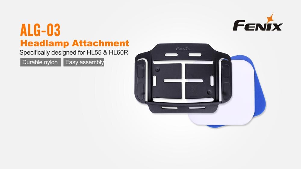 Fenix ALG-03 headlamp attachment for HL55 and HL60R fixation to outdoor or industrial work helmets