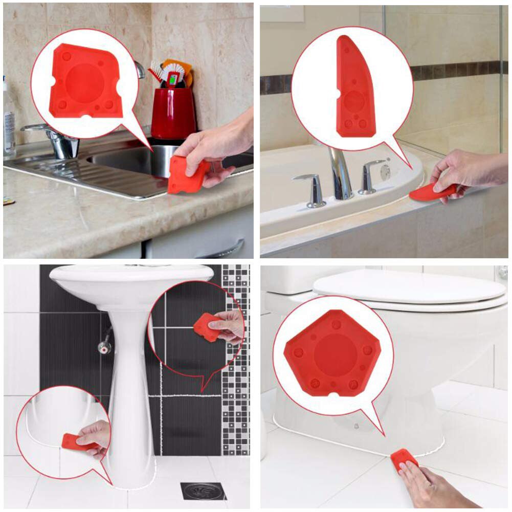 12 pcs Silicone Sealant Spreader Spatula Scraper For Door Caulk Tool Kit Silicone Sealant Tool Window Caulking Finishing Tools