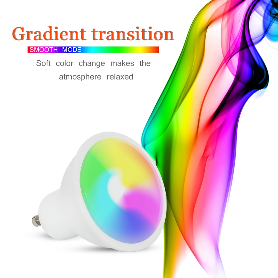 4Stck GU10 RGB Lampen Bombillas LED 8W GU10 RGBW RGBWW LED Lampe Dimmbare Weiß Warmweiß GU 10 LED-lampe 16 Farben Mit Fernbedienung