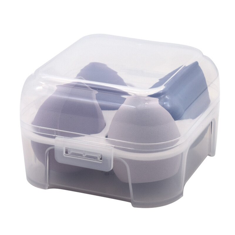 4PCS Makeup Beauty Puff Sponge Set Foundation Powder Blush Blender Makeup Accessories Tools Cosmetic Blending Sponge Beauty Egg