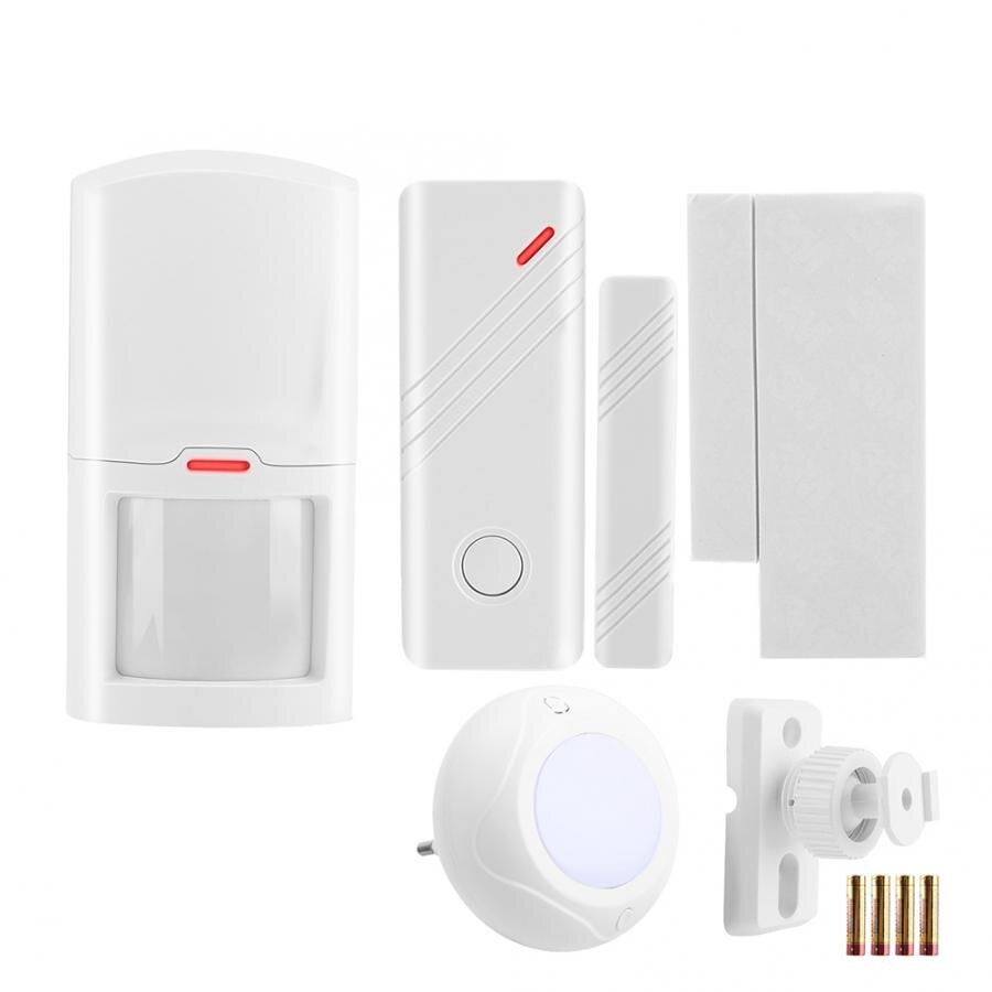 Wireless Security Alarm 1 Sound Light Siren 1 Infrared Sensor 1 Magnetic Sensor (JD11+03D+03B)
