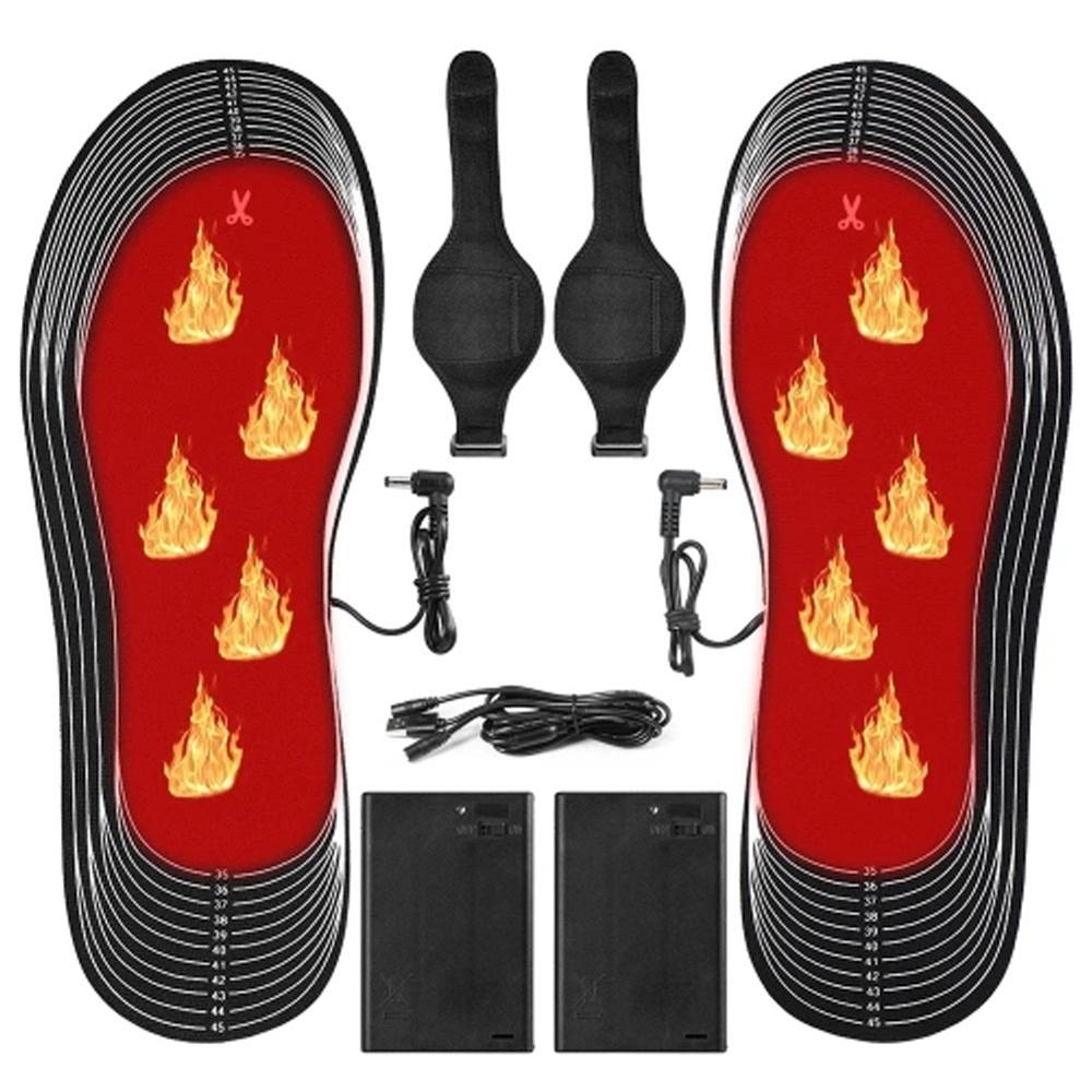 USB DC węgiel Fiber podgrzewany elektrycznie wkładki wkładki grzewcze EVA akumulator 4.5V opakowanie na baterie podgrzewany elektrycznie wkładki dropship: D