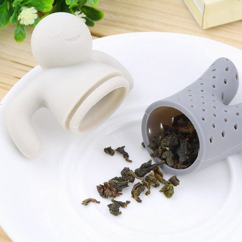 Tesilmaskin tepåsar intressant livshjälp tekanna silikon te infusers filter tekannor för te- och kaffefilter drinkware
