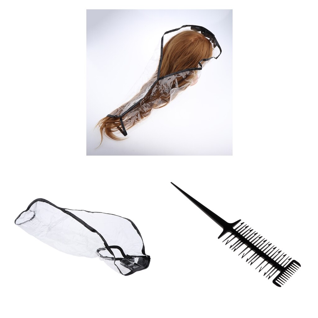 Salon 3-Way Highlighting Comb with Elderly Handicapped Hair Washing Funnel