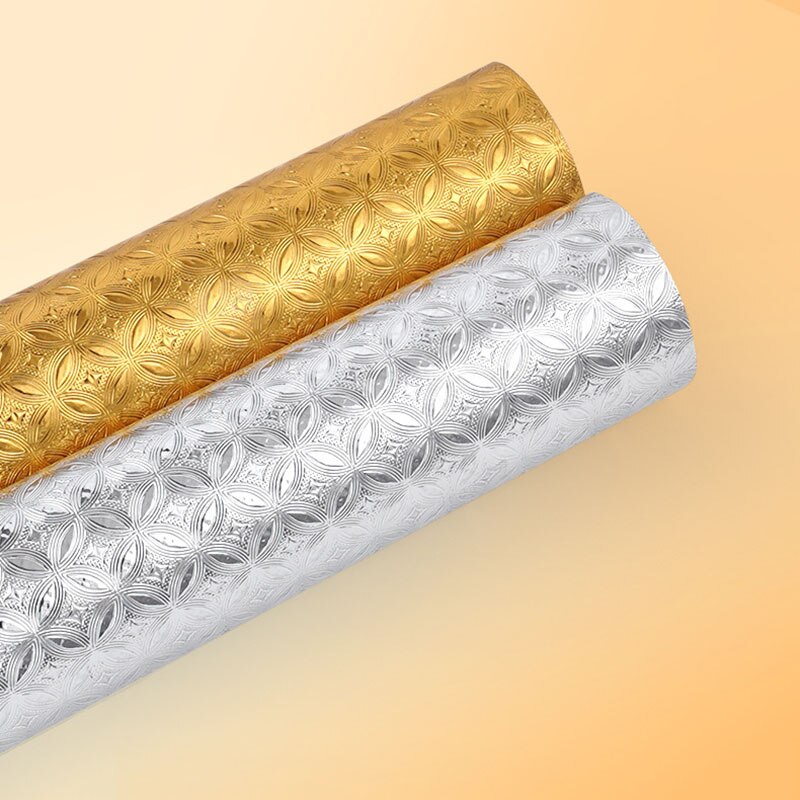 Household Waterproof Cabinets Stickers 0.6m*3/5m Kitchen Oilproof Sticker Table Cover Mat Sticker Self-adhesive Drawer Wallpaper