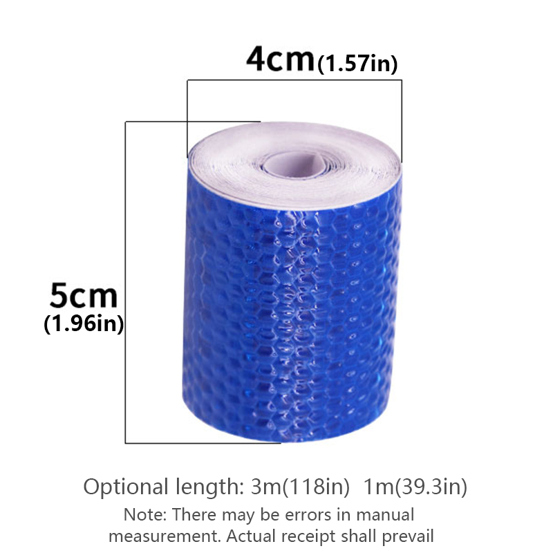 Reflecterende waarschuwingstape motorfiets veiligheidswaarschuwingstape rasterreflector reflecterende sticker accessoires auto styling sticker