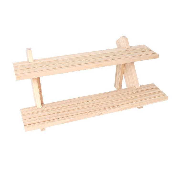 Log Ring Display Rack Multi-Layer Earring Earring Display Rack Jewelry Rack Detachable Earring Card Jewelry Rack: 2 layers