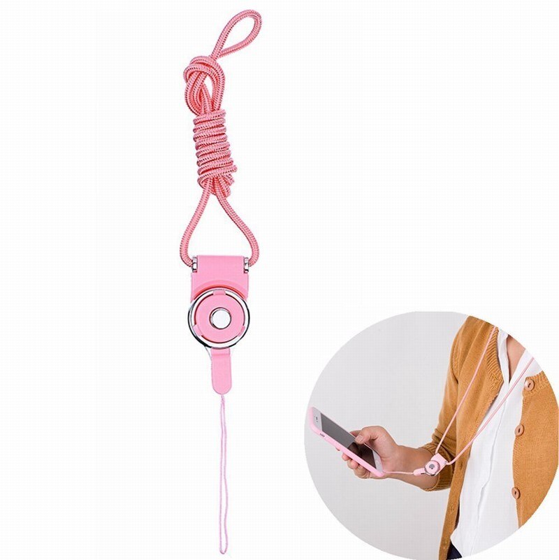 Einstellbare Handgelenk Gurt Hand Schlüsselband Für Telefon iPhone Samsung Handy, Mobiltelefon Kamera GoPro USB-Stöcke Schlüssel keycord keychain Landyard: Rosa