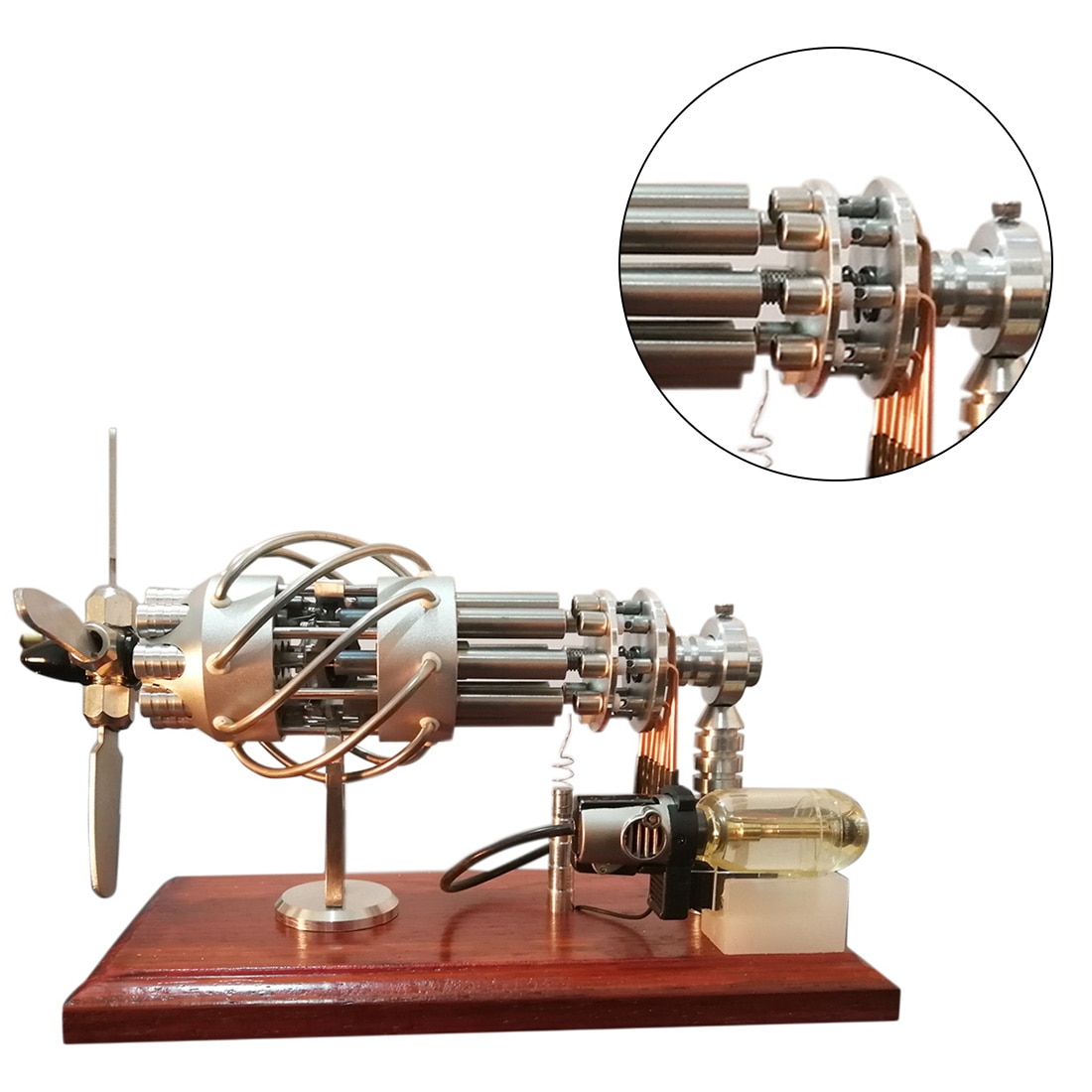 Dr. Motor Feuer-jet Kopf für 16 Zylinder Stirling Motor Modell Zubehör