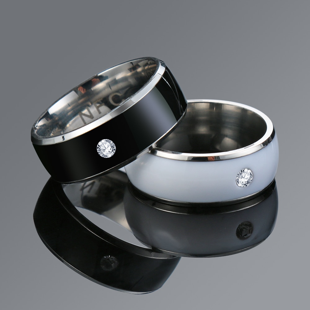 1PC Multifunctional NFC Finger Ring Waterproof Wearable Connect Smart Ring Intelligent Technology Phone Equipment