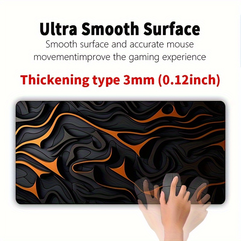E-Sports Gaming Mouse Pad 900x400MM Rubber Base Non-Slip Sutured Edges Large Keyboard Mat Home and Office Desk pad accessories
