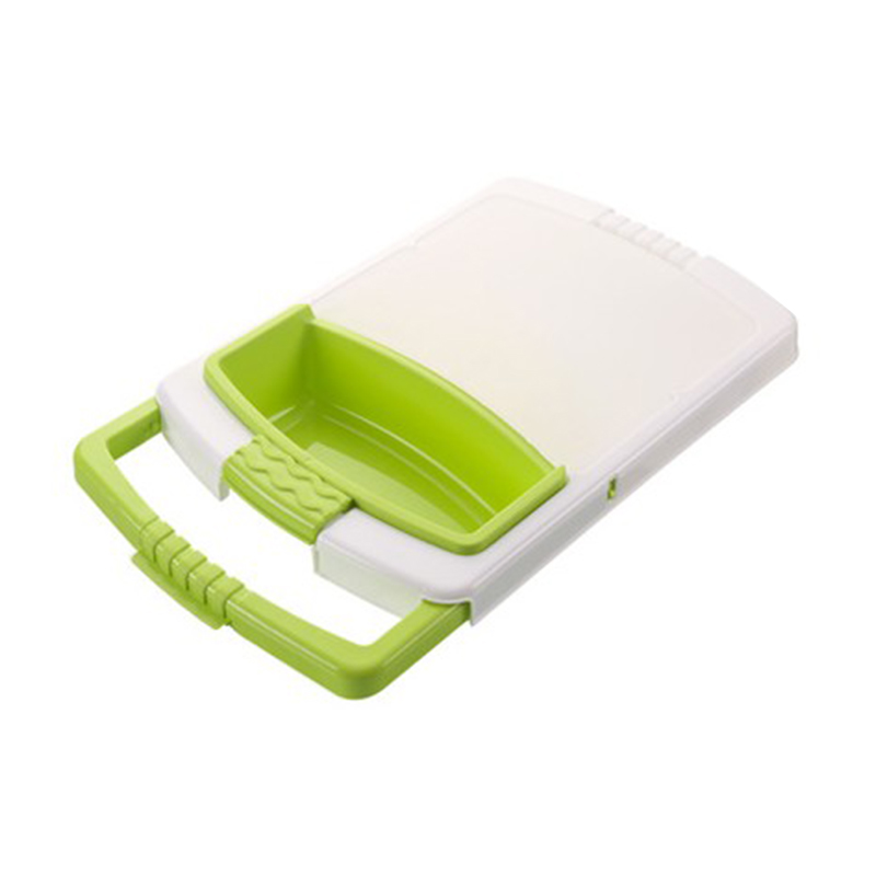 Kitchen Chopping Cutting Board Kitchen Chopping Boards Washing Basket Drain Kitchen Organizer Plastic Containers Kitchen Tools: green