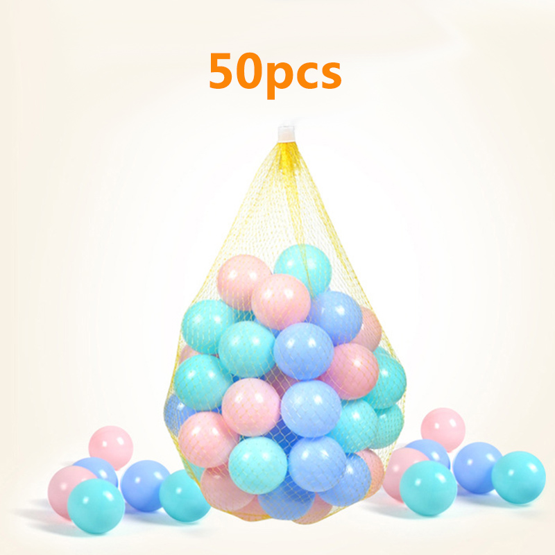 50 stücke 5,5 cm Bunte Ball Weichem Kunststoff Ozean Wasser Pool Ball für Lustige Baby-Kind-Schwimmen Pit Spielzeug Im Freien sport Ball Spiel Spielen: Default Title