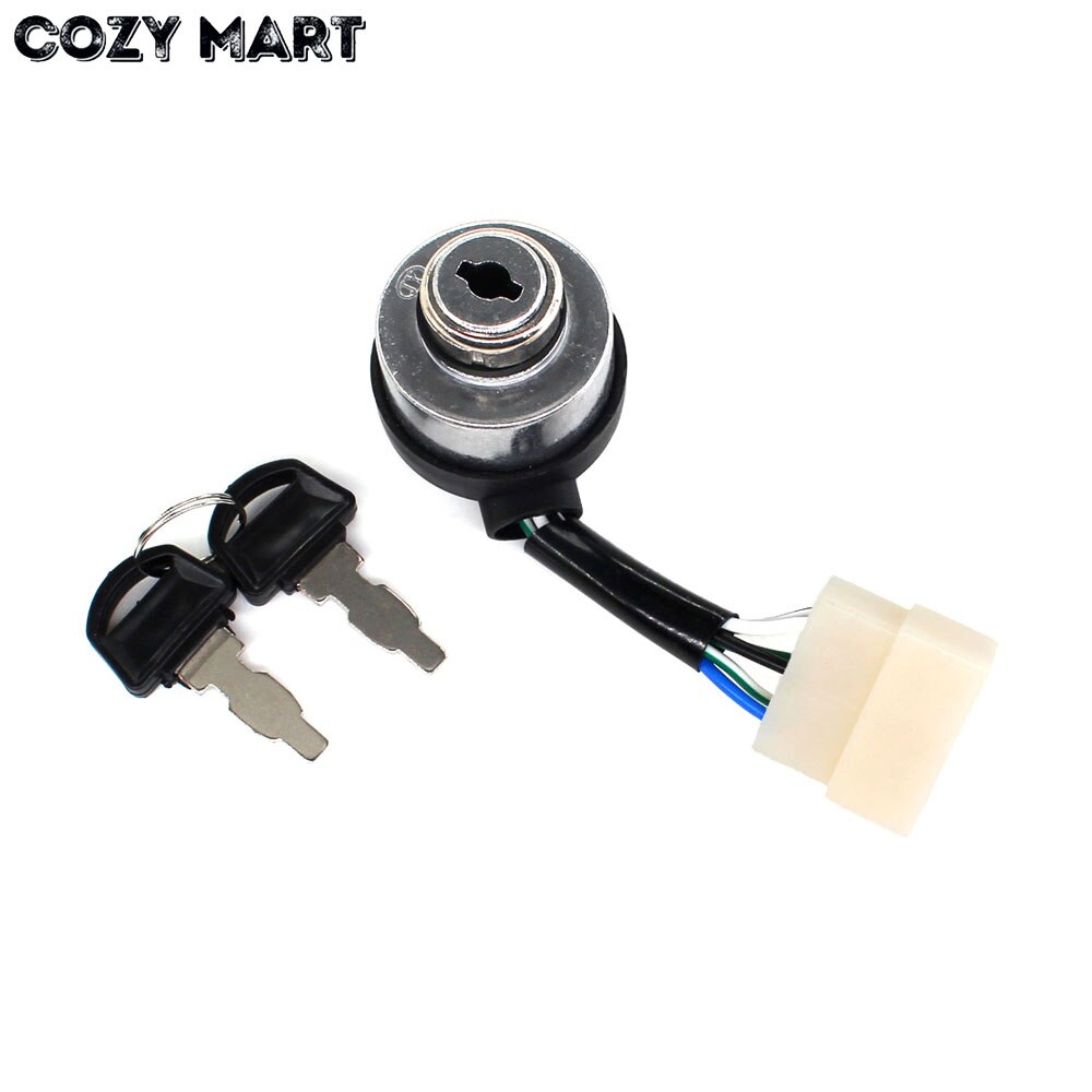 6 Wire On Off Start Ignition Key Switch For DuroMax XP4400E XP4400EH XP8500E XP10000E Gas Generator On Off Stop Switch