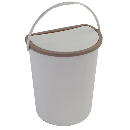 10L Trash Can Trash Bin With Lid For RV Camping Boats Caravan Motorhome Convenient For Installation On Doors Or Walls Car Trash