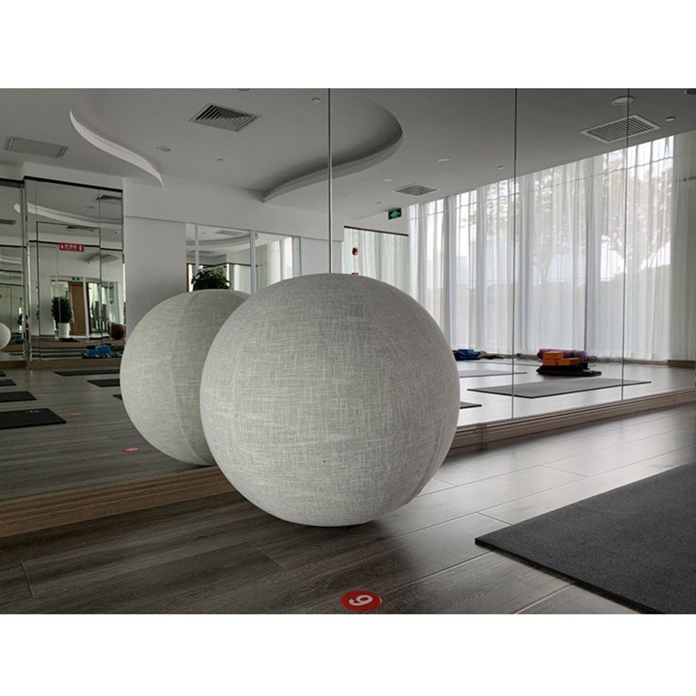 Hochwertige schutzhülle für yogabälle, inklusive bodenring, für balancebälle im fitnessstudio und zubehör für yoga- und fitnessübungen