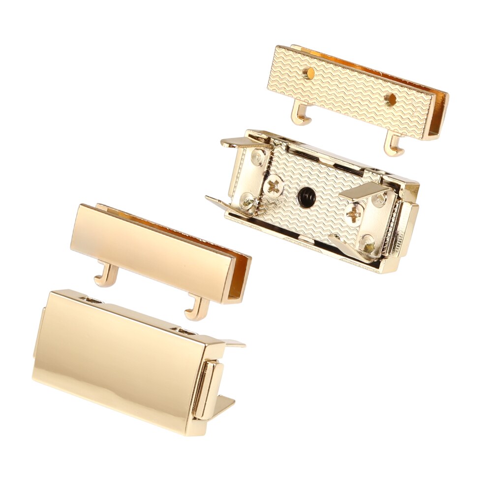 3.9Cm Rechthoekige Metalen Druk Push Sloten Voor Vrouwen Tas Handtas Lente Lock Snap Decoratieve Sluitingen Sluiting Diy Accessoires
