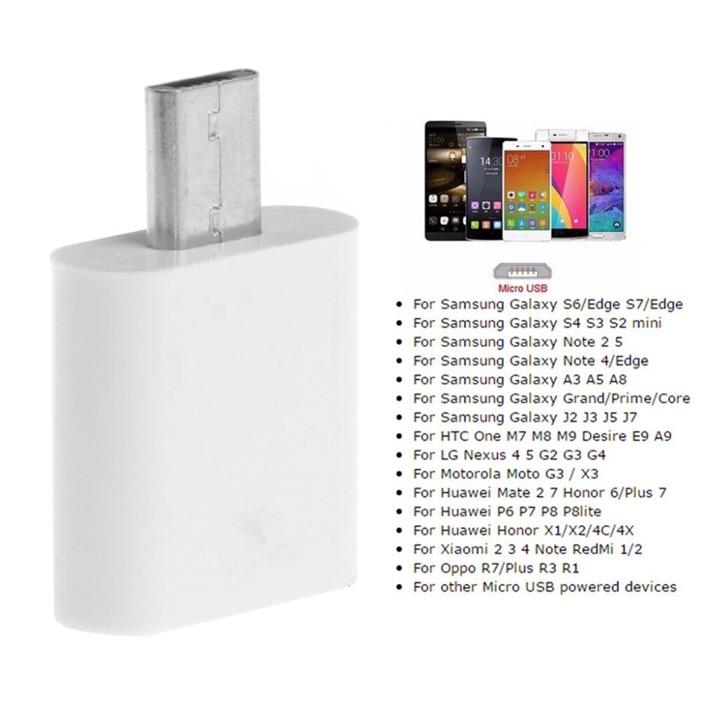 8- pin kvinnelig til mikro usb mannlig synkroniseringsadapter omformer til lg xiaomi huawei sumsung galakse  s4 s5 motorola htc