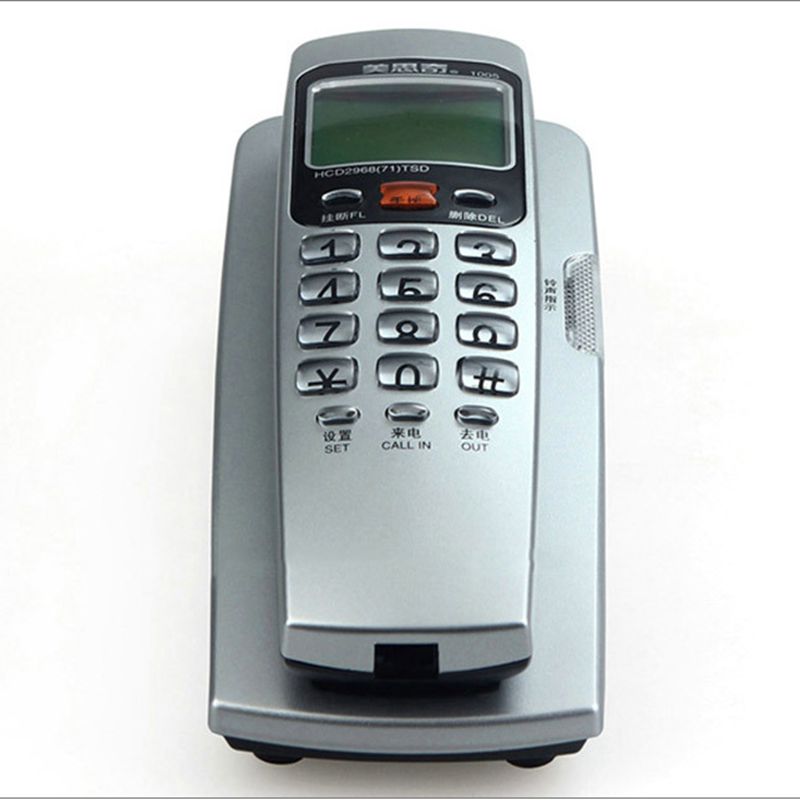 Fsk/Dtmf Draagbare Mini Telefoon Wall Mount Telefoon Caller Id Vaste Extension Voor Thuis Familie Hotel Telefono