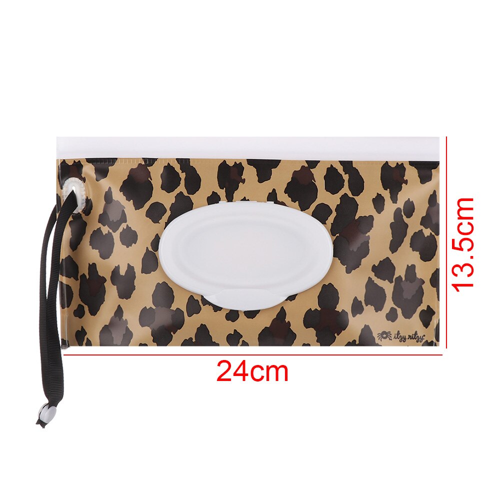 Draagbare Natte Doekjes Tas Eco-vriendelijke Zelfdichtende Snap-Strap Extractie Hand-Held Cosmetische Pouch Tissue Zak Reiniging levert