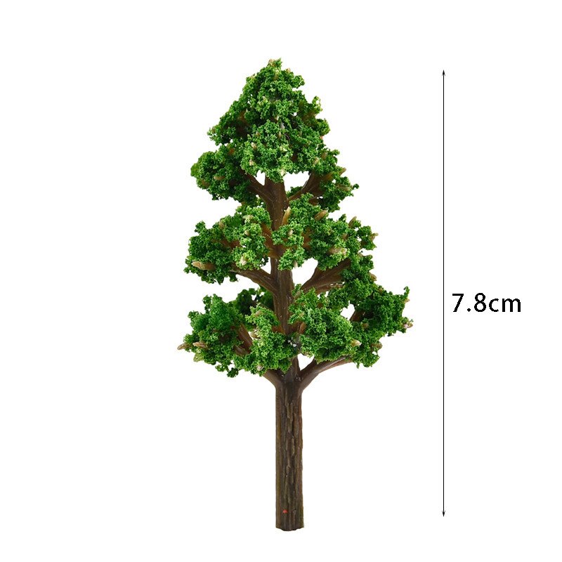 1pc mini tre kunstig hage miniatyr harpiks håndverk hjemmedekorasjon mikro landskap bonsai plante: Stil 015