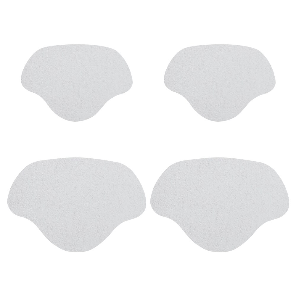 Patch de réparation de chaussures, 4 pièces, semelles intérieures, tampons autocollants, trou de talon de chaussure, semelles adhésives pour réparation de chaussures de Sport, soins des pieds: Light gray (Set)