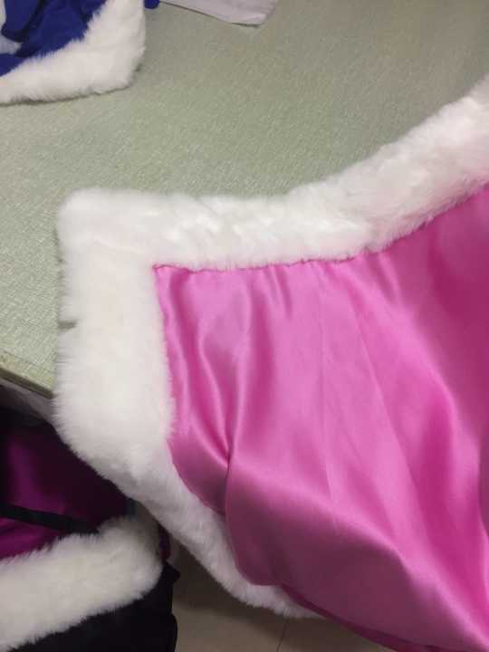 Hiver Satin blanc avec fausse fourrure Santa manteau de mariage manteau de fête wrap dame cape Elf habiller boléro de mariage