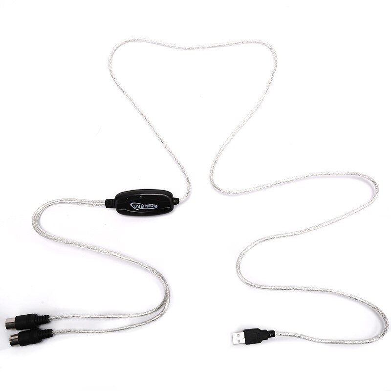 Music Editing Line Instrument Accessories Double Five-Pin Cable Electronic Keyboard MIDI Cable Musical Instrument