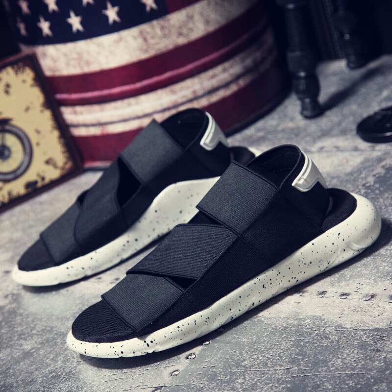 Männer Sommer Schuhe Mann Plattform Sandalen Schwarz Komfortable Herren Gladiator Sandalen für Männer Strand Sandale Zapatillas hombre Urbanas: 1 / 7