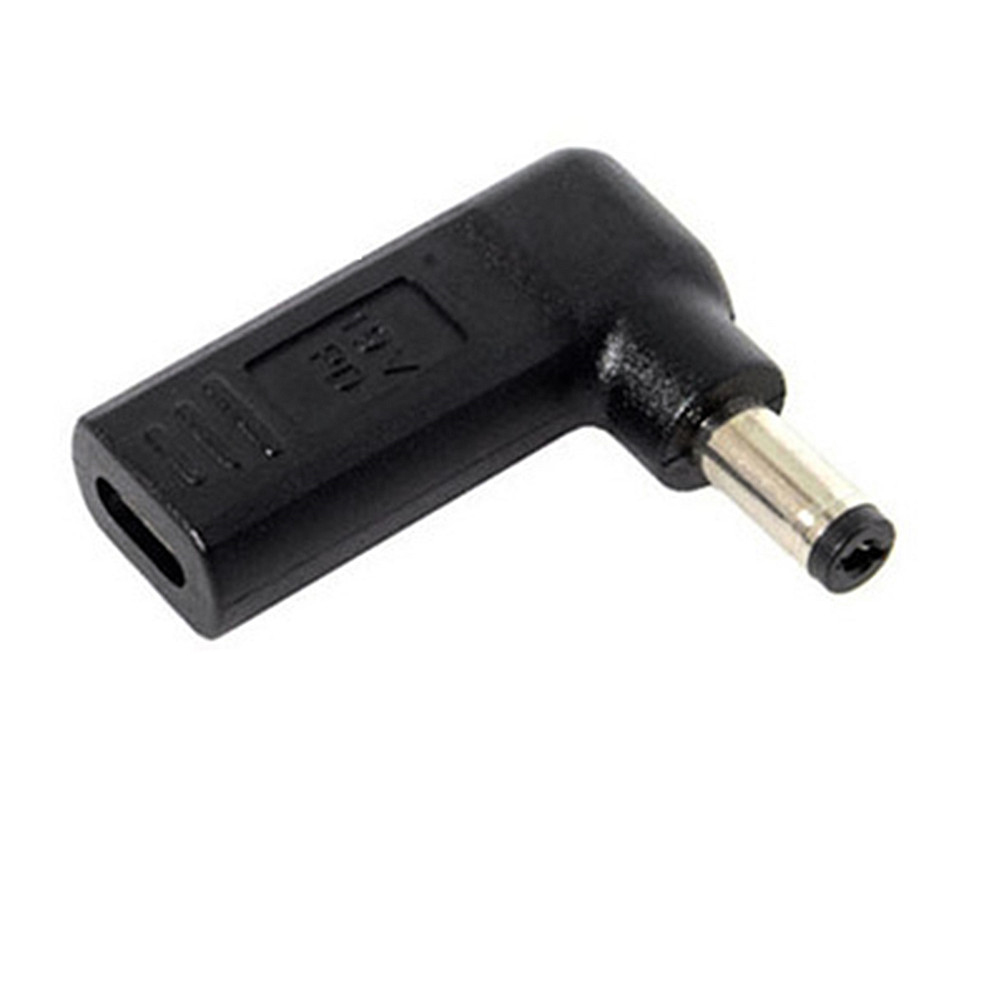 Laptop-ladegerät-adapter-konverter, weibliche dc-strombuchse, usb 3.1 typ c, usb -c 20 v 20 3.25a 4.5a 5.5mm quadratisch 7.4mm 4.0mm