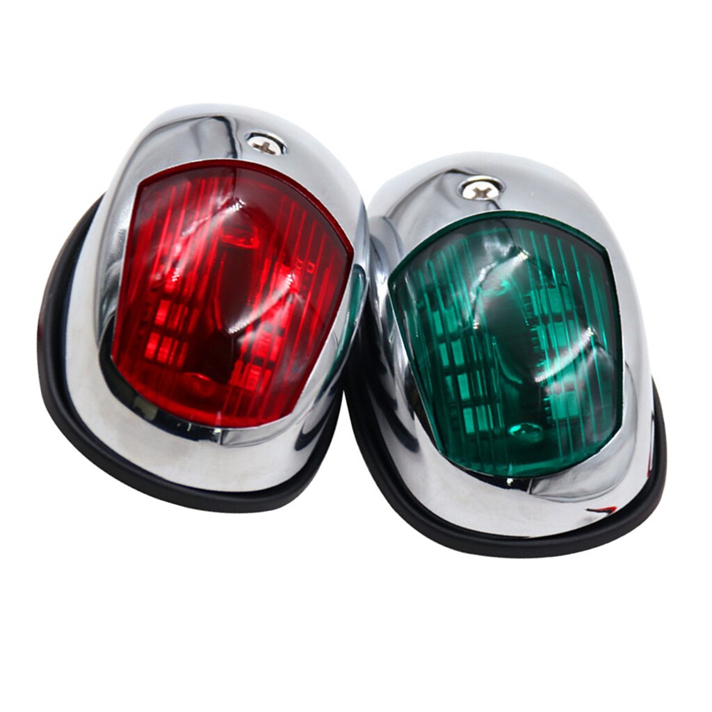 2 Pcs Boat Side Mount LED Stern Anchor Navigation Light For Yacht Speedboat Marine Port ABS Sealed Boat Accessories Marine