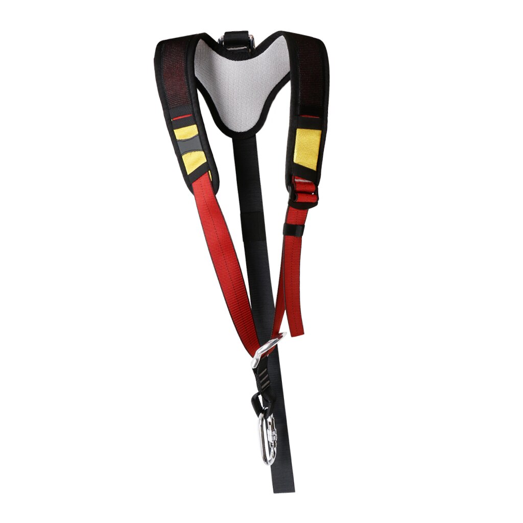 Safety Shoulder Strap Sling with Carabiner for Rock Climbing Harness Equip