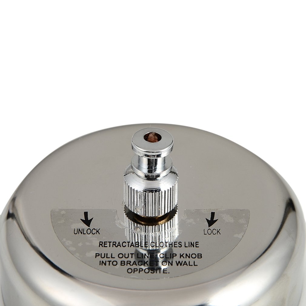 2.8m Portable drying rack 304 Stainless Steel Household Non-perforated Retractable Plastic Nylon Rope Wall-mounted Clothesline