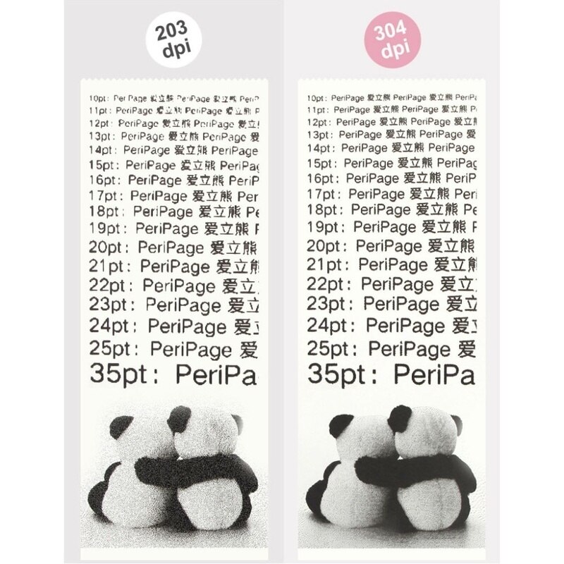 PeriPage A6 Pocket Printer Portable Thermal Bluetooth Printer 203/304 DPI Photo Printer for Android iOS PC Label Maker Machine