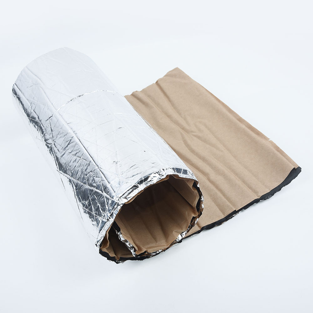 25cm * 50cm Auto Firewall Sound Deadener Wärmedämmung Noise Material Matte 5mm Schalldichte Pad Auto innen dekoration