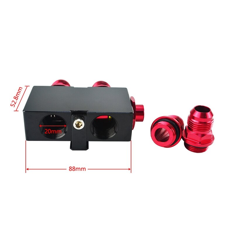 Adaptador sándwich de filtro de aceite AP68-VR con termostato de aceite en línea, adaptador sándwich para aceite AN10