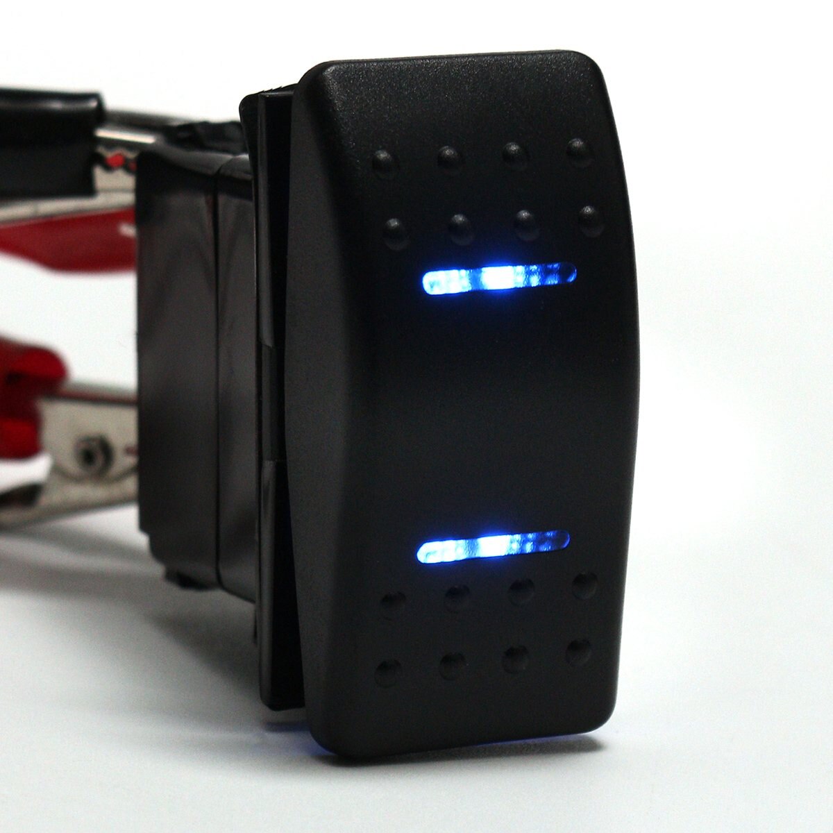 12v 24v LED Marine Boat Rocker Switches 7 Pins DPDT ON-OFF-ON 2 Lights Switch RV Boat Universal