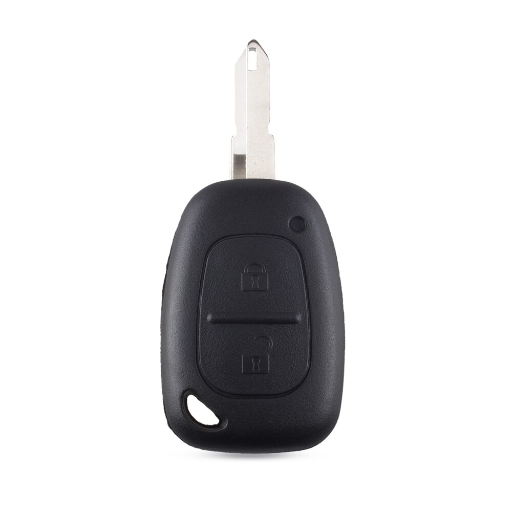 Dandkey 2 Button Remote Car Key Shell Cover Fob Case For Vauxhall Opel Vivaro For Renault Movano Trafic Kangoo Blank Uncut Blade: With Blade NE73