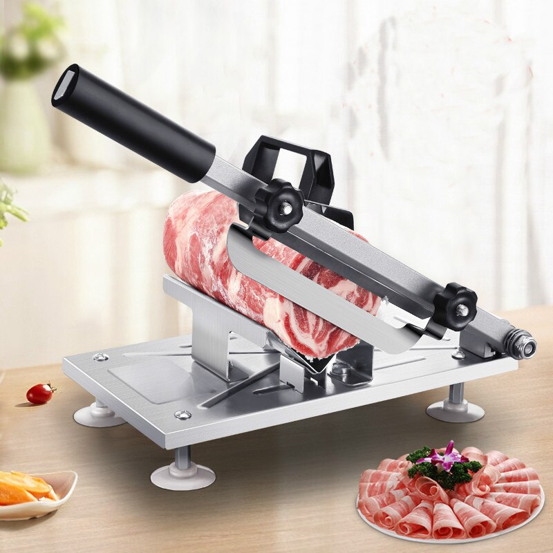 Fleisch Schneidemaschine Automatisch Liefern Fleisch Lamm Schneidemaschine Manuelle Schneiden Maschine Fleisch Schneiden Artefakt Einfach-schnitt Gefroren Rindfleisch und Hammel