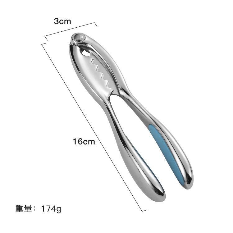 Multifunctional Clamp Lobster Clamp Crab Clamp Crab Eating Artifact Household Kitchen Gadgets Seafood Claw: Blue