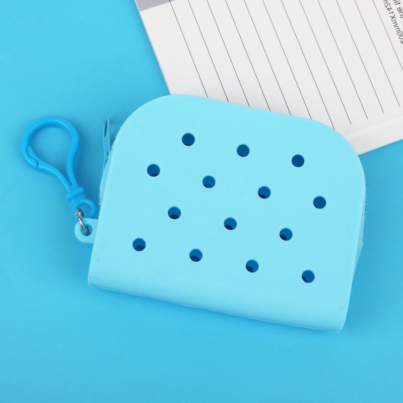 Cartoon Solid Color Silicone Hole Bags And Coordinates Cute Waterproof Bags