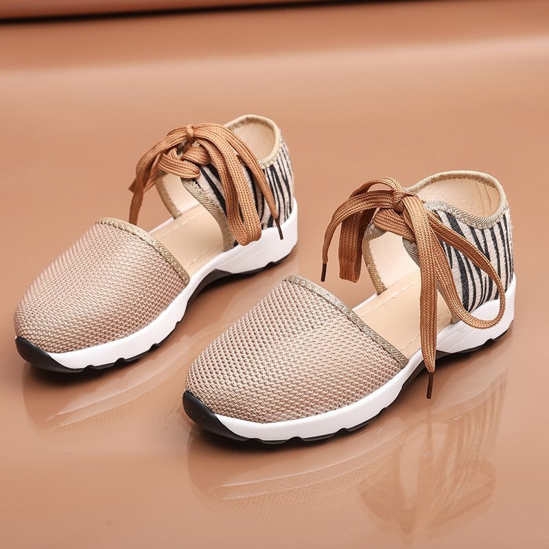 Vrouwen Casual Sandalen Mesh Stof Ademend Tas Wortel Riem Vrouwen Sandalen Vrouwen Sport Schoenen