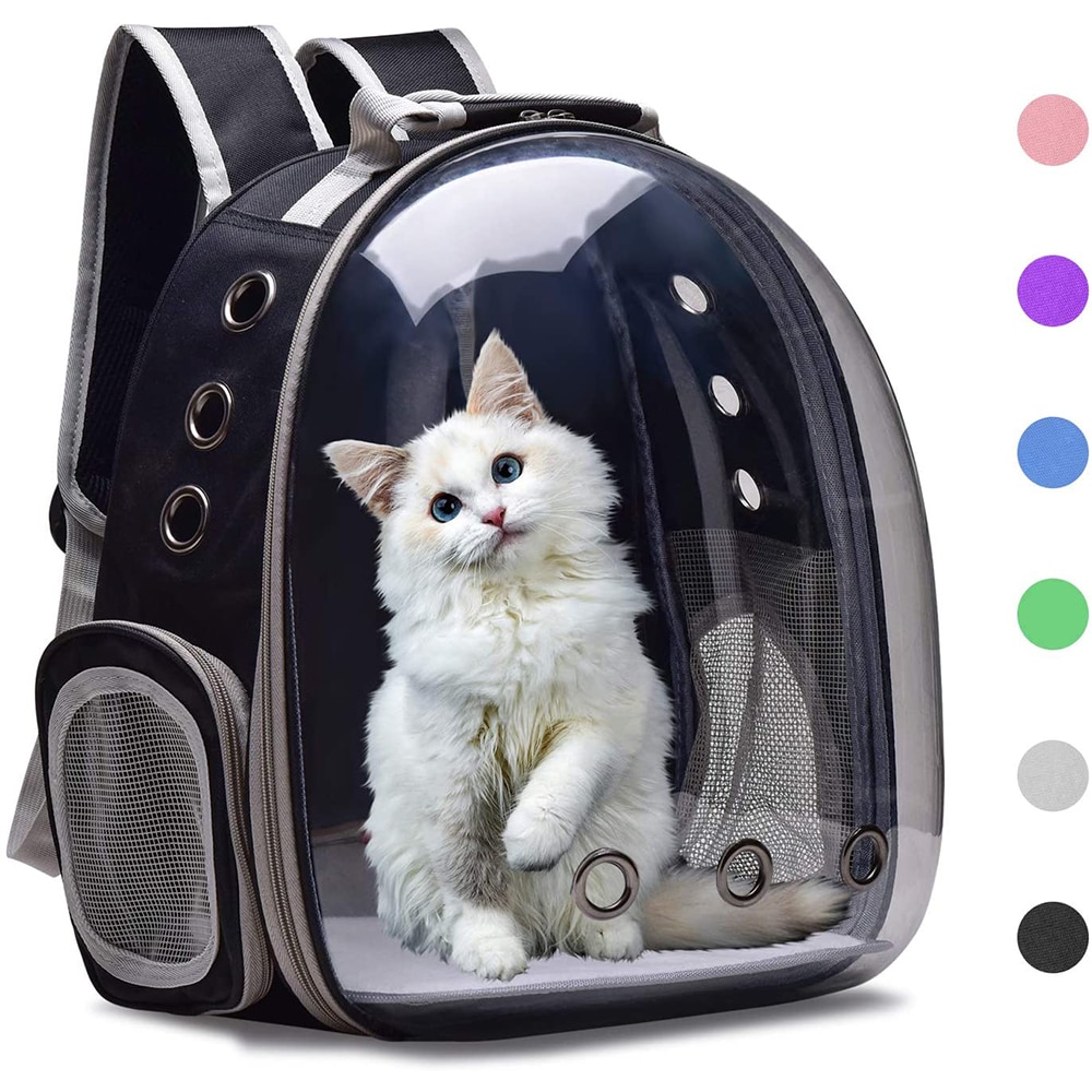 Cat Carrier Bag Cat Cage Transport Backpack Bag Travel Pet Portable Breathable Dog Backpack Transparent Bag Carrier For Cat Pet