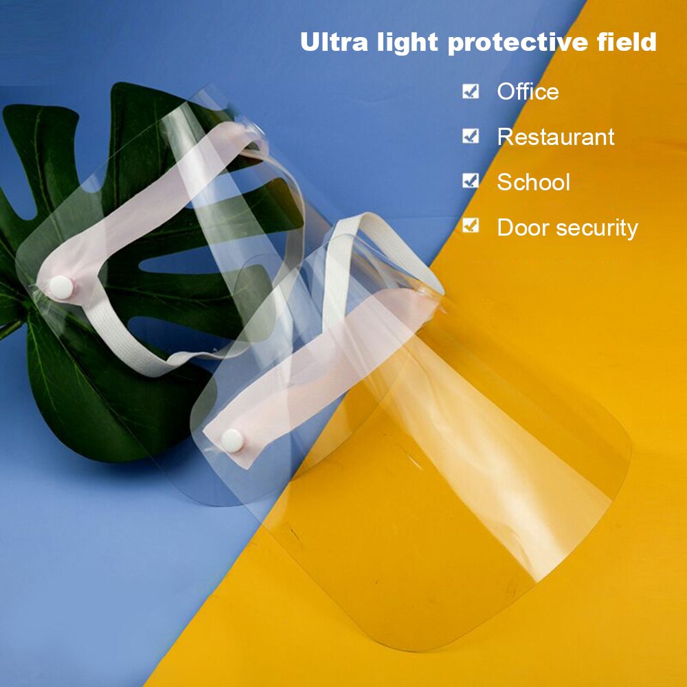 KKmoon Protective Visor Full Face Protective Face Screen Face Field Cooking Anti Oil Splash Children Adult for Workshop Cleaning